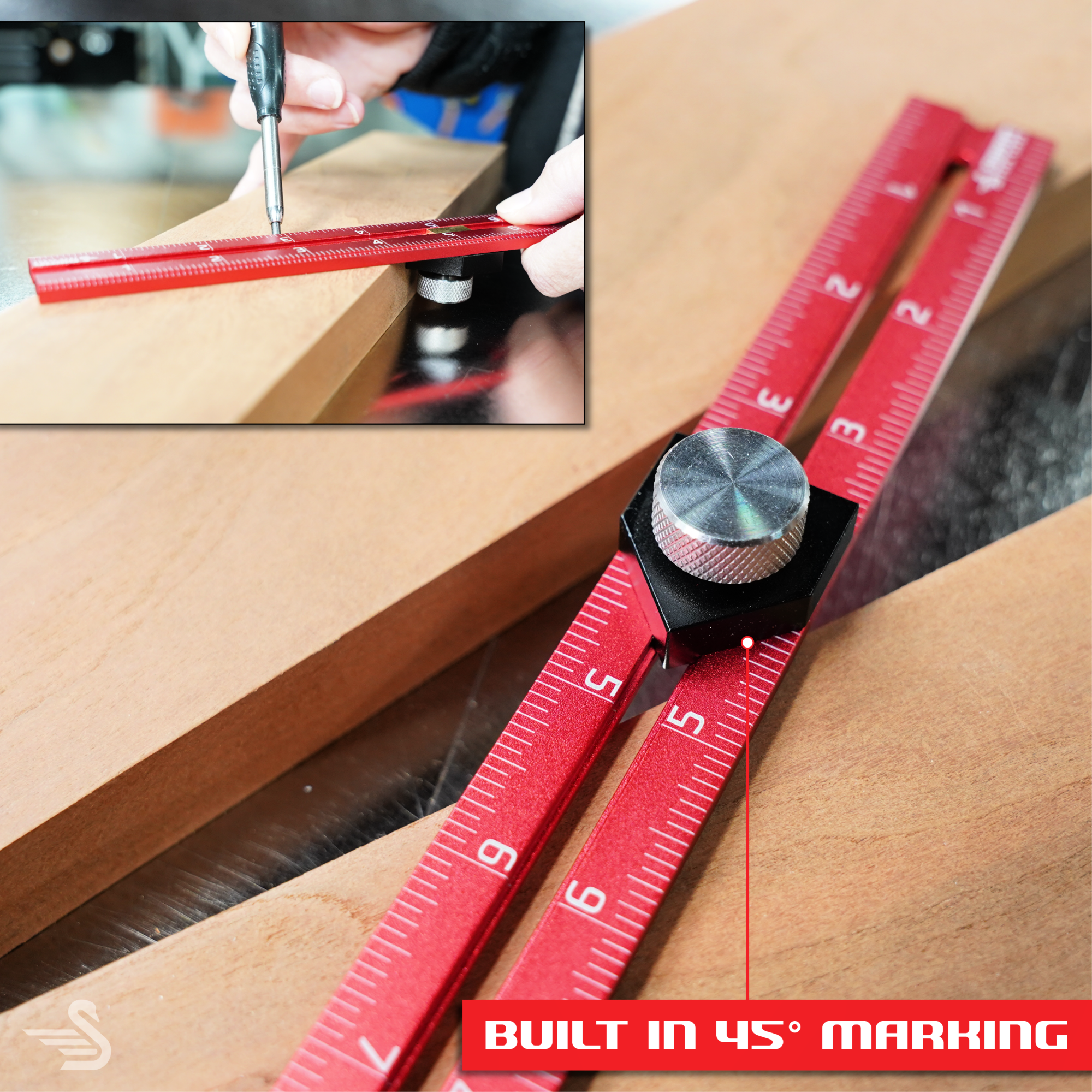 RED TAIL OFFSET RULER