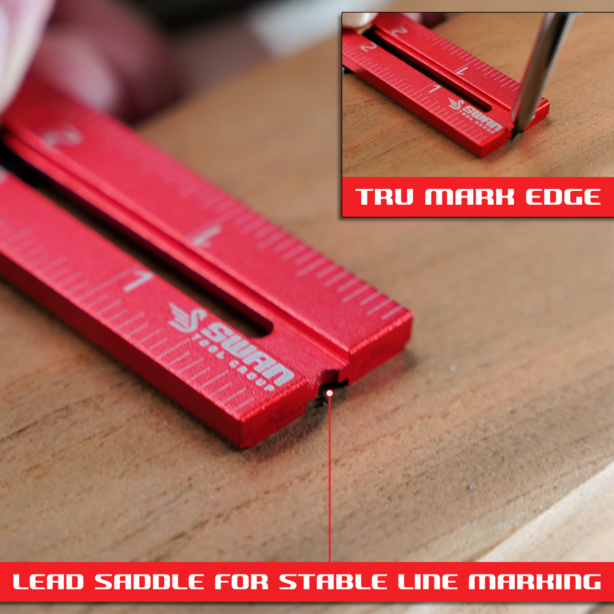 Scale Ruler Red RED TAIL RULER SET – Swan Tool Group
